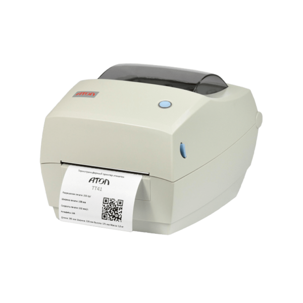 Принтер этикеток АТОЛ ТТ41 (термотрансферный, 203dpi)